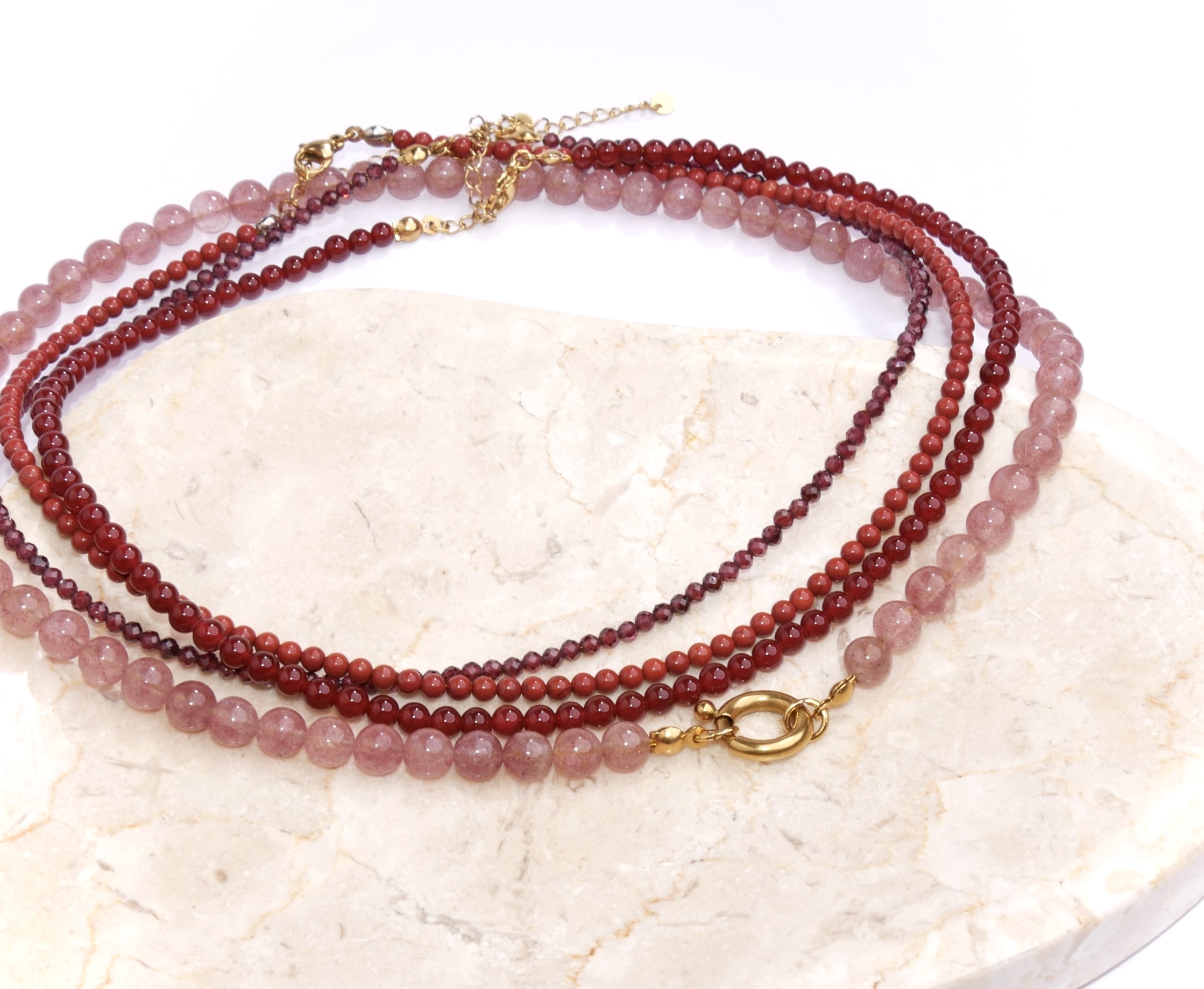 Ketting red agate