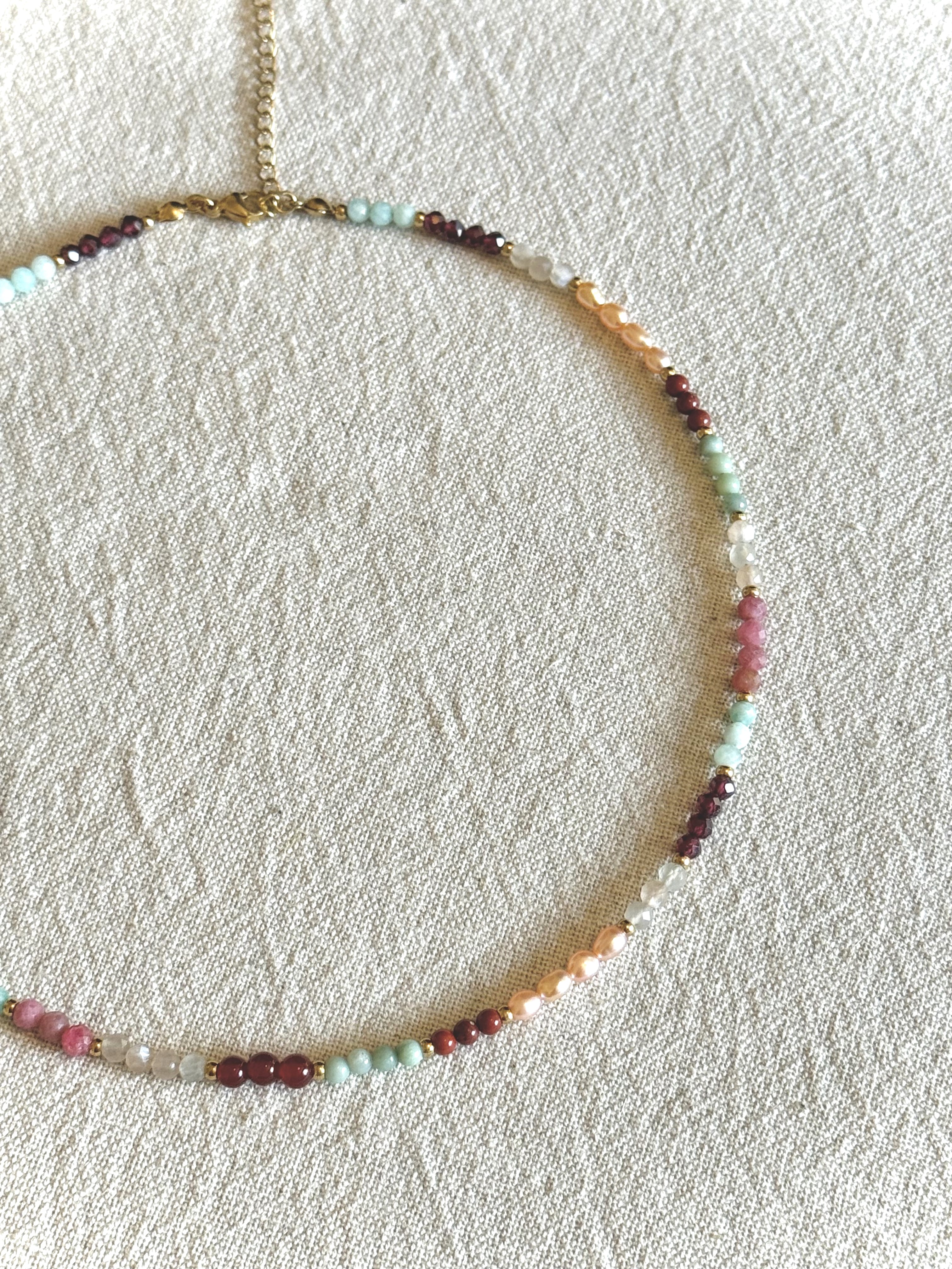 Ketting gemstones strand