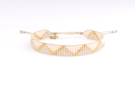Armband geweven opal design