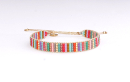 Armband geweven multicolor