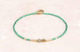 Armband miyuki emerald green