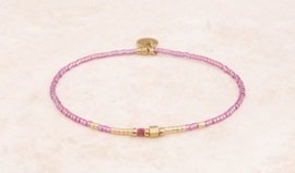 Armband miyuki purple hydrangea