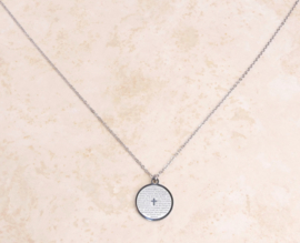 Ketting prayer silver
