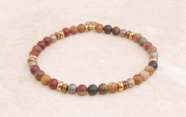 Armband jaspis indian red