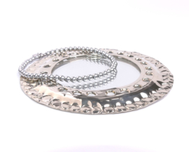 Set of four - silver