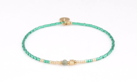 Armband miyuki emerald green