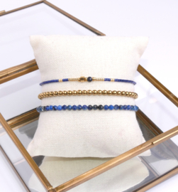 set of three - sapphire blue