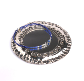 Armband miyuki sapphire blue silver