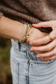 Armband hematiet sequins