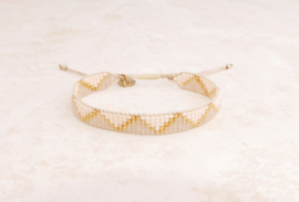 Armband geweven opal design