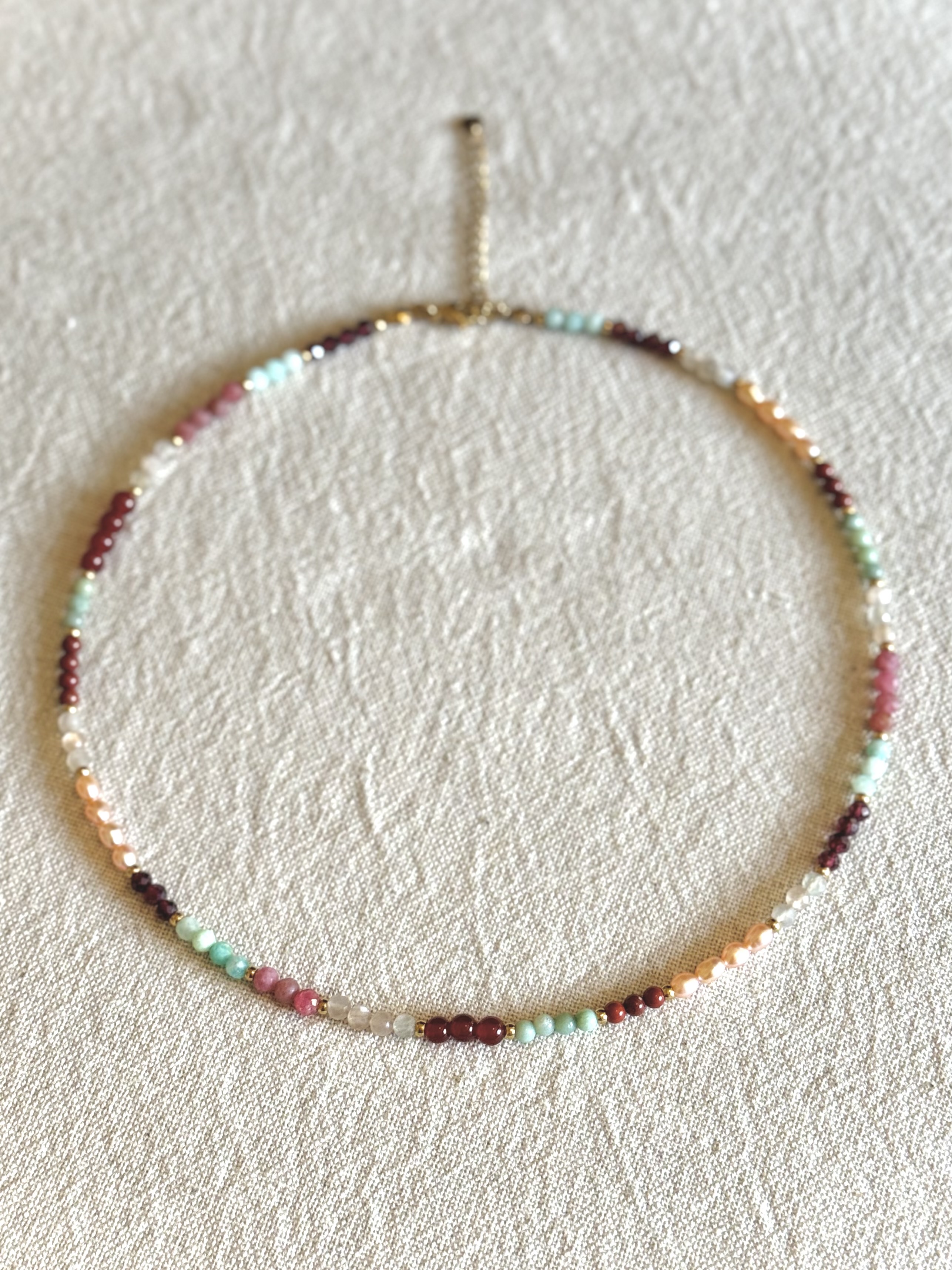 Ketting gemstones strand