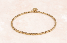 Armband hematiet cube