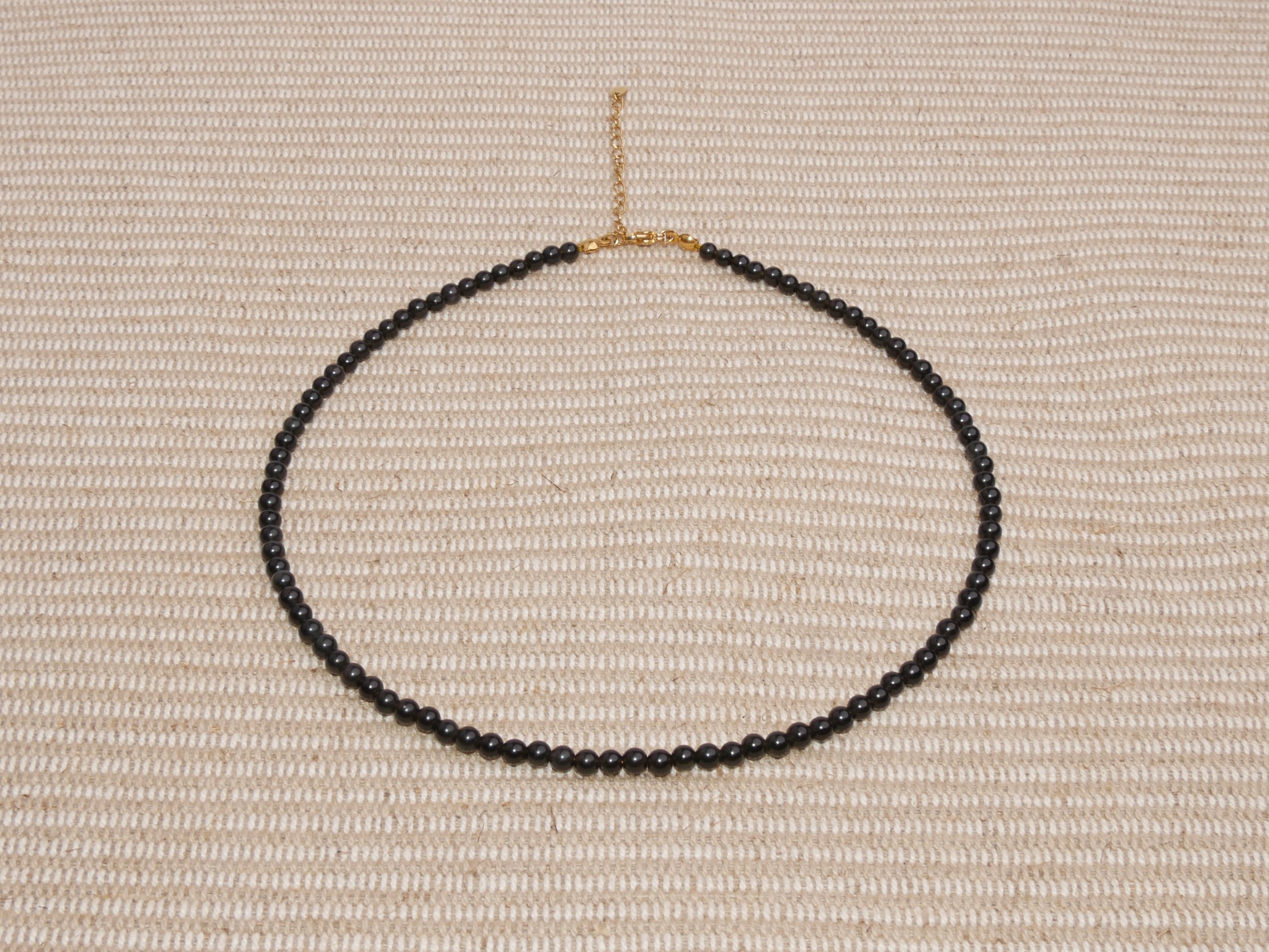 Ketting black obsidian