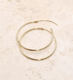 Oorbellen fine hoops large