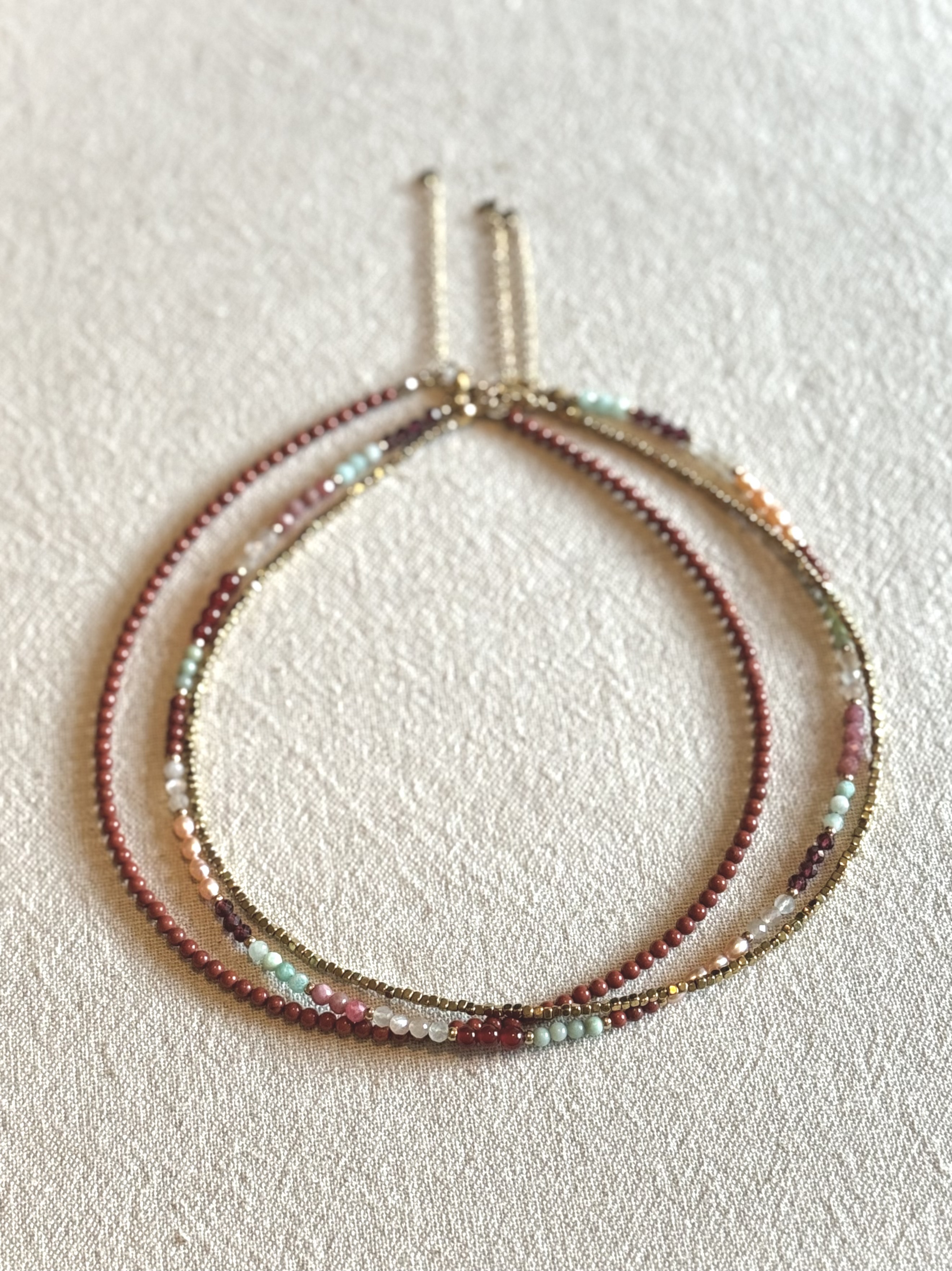 Ketting golden hematite