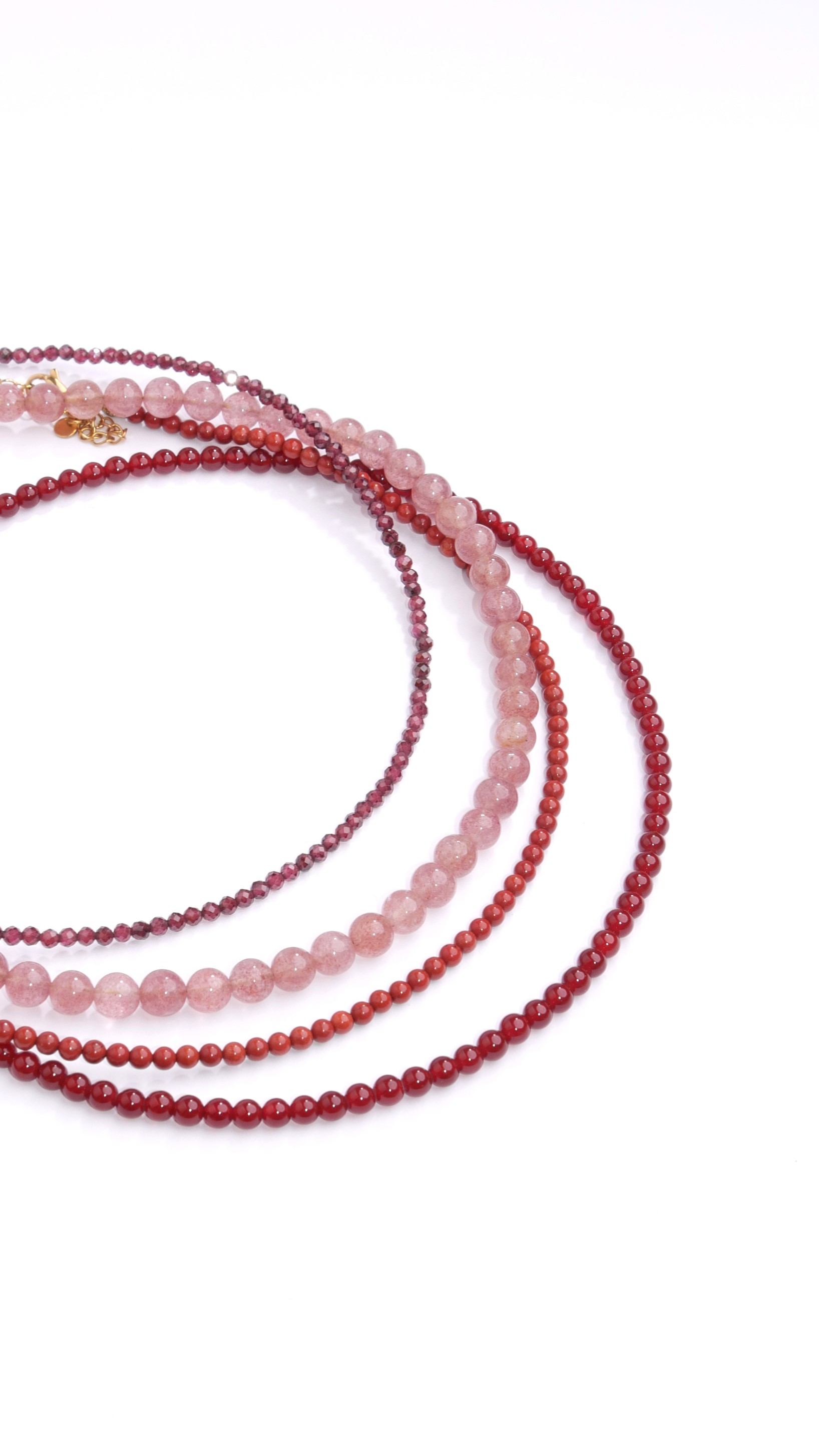 Ketting purple garnet