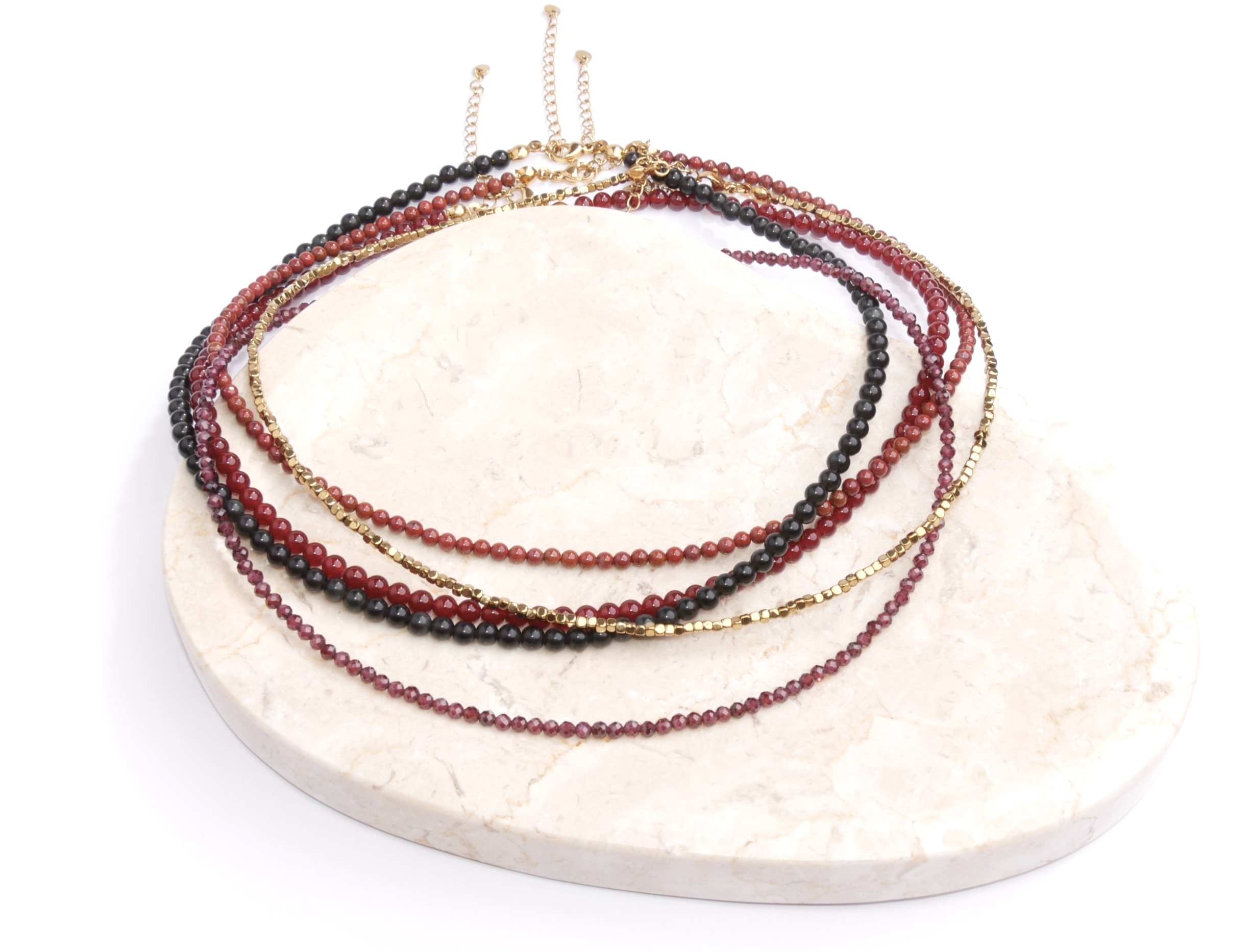 Ketting black obsidian