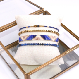 Set of four - sapphire blue