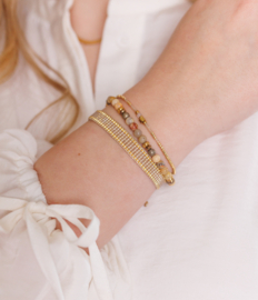 Armband agaat amber