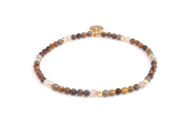 Armband tijgeroog brown cedar