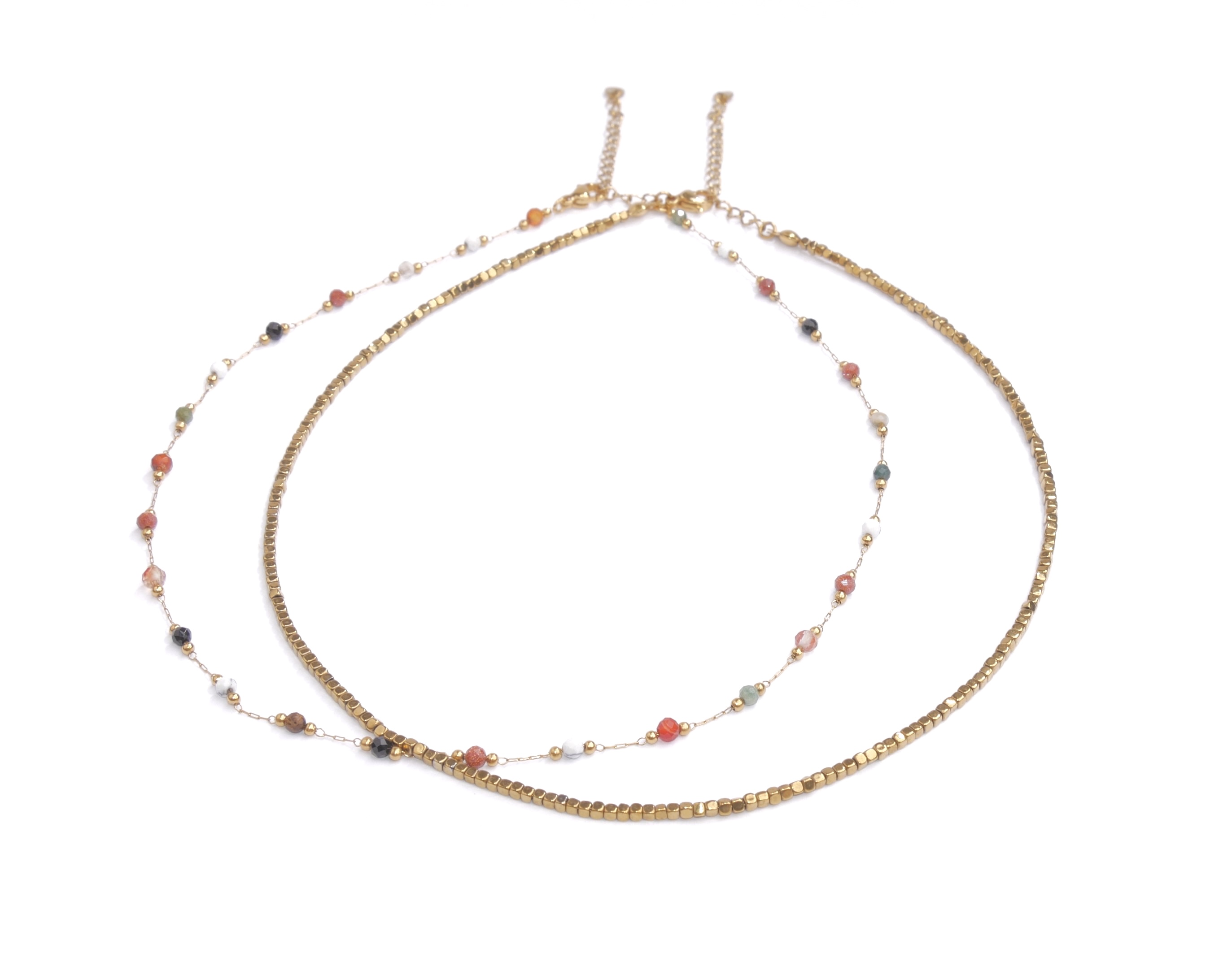 Ketting golden hematite