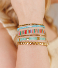 Armband geweven multicolor