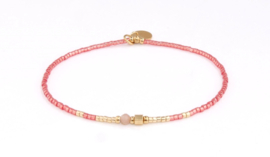 Armband miyuki warm red