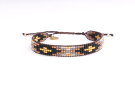 Armband geweven black design