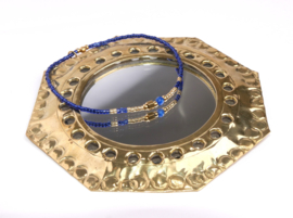 set of three - sapphire blue