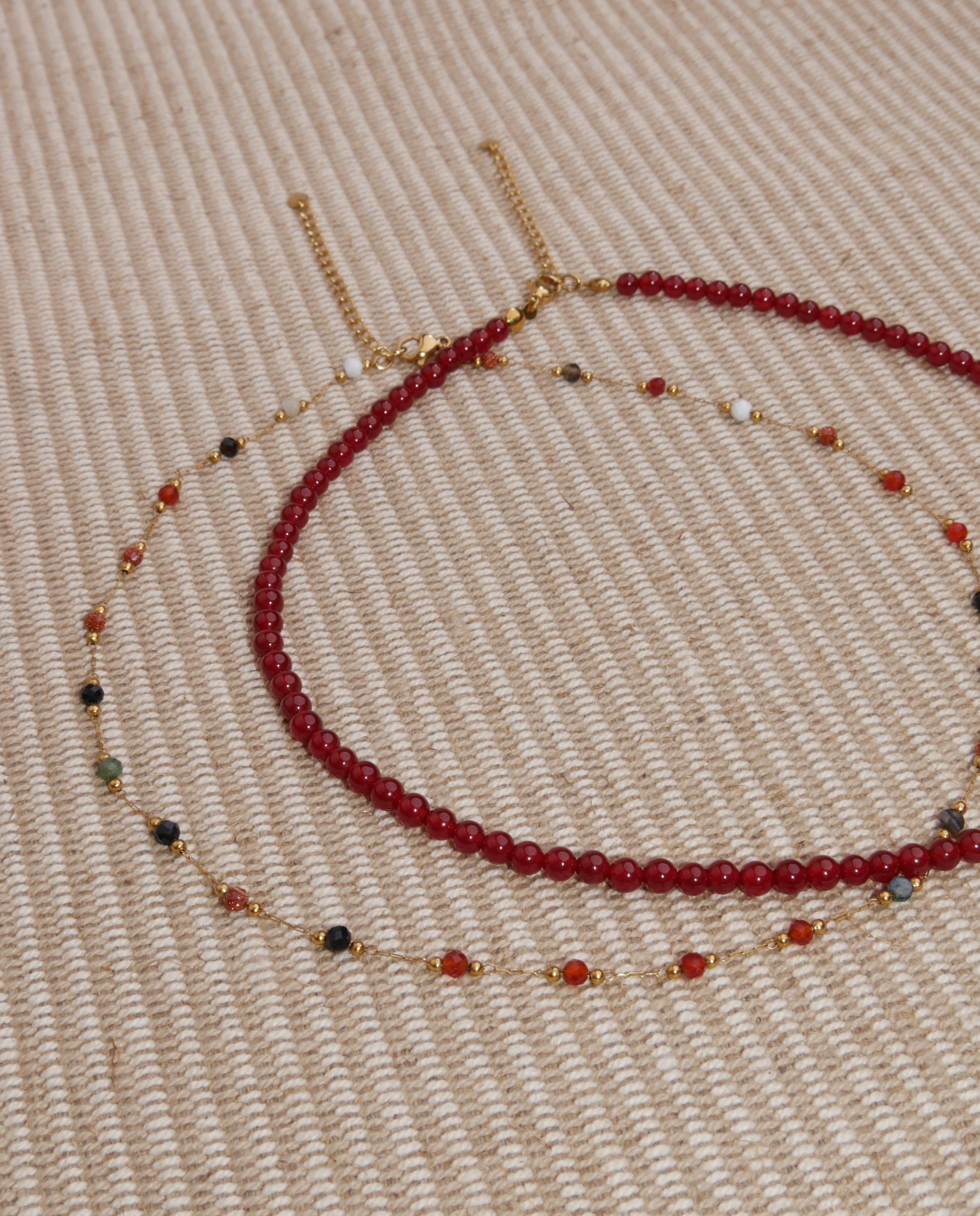 Ketting red agate