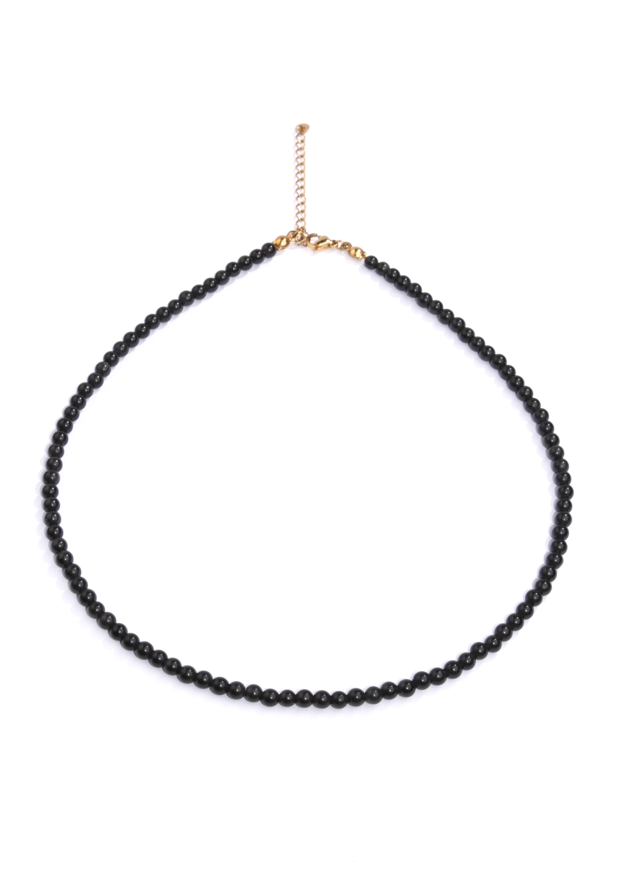 Ketting black obsidian
