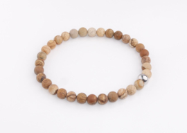 Armband jaspis natural