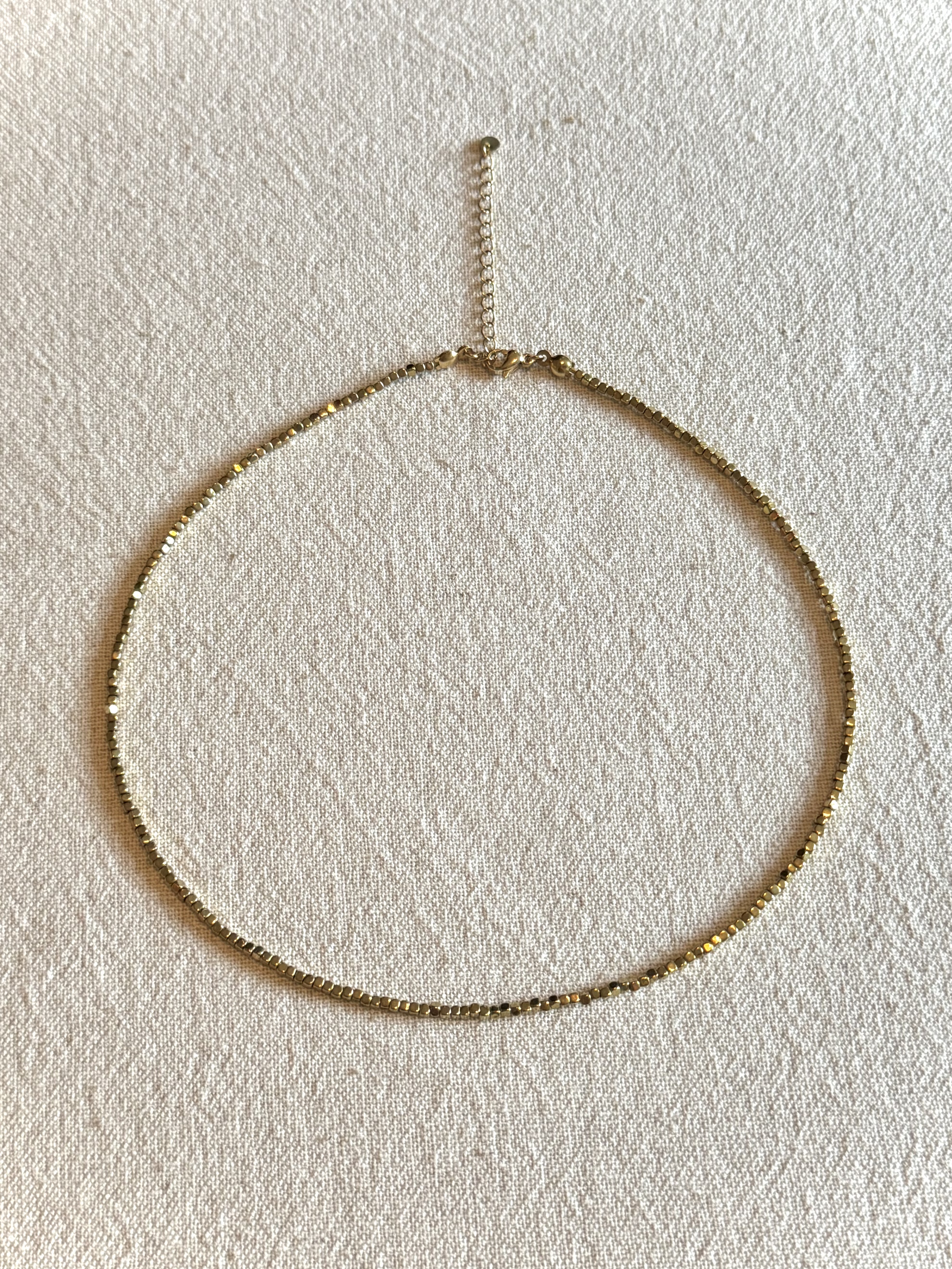 Ketting golden hematite