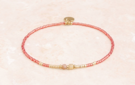 Armband miyuki warm red