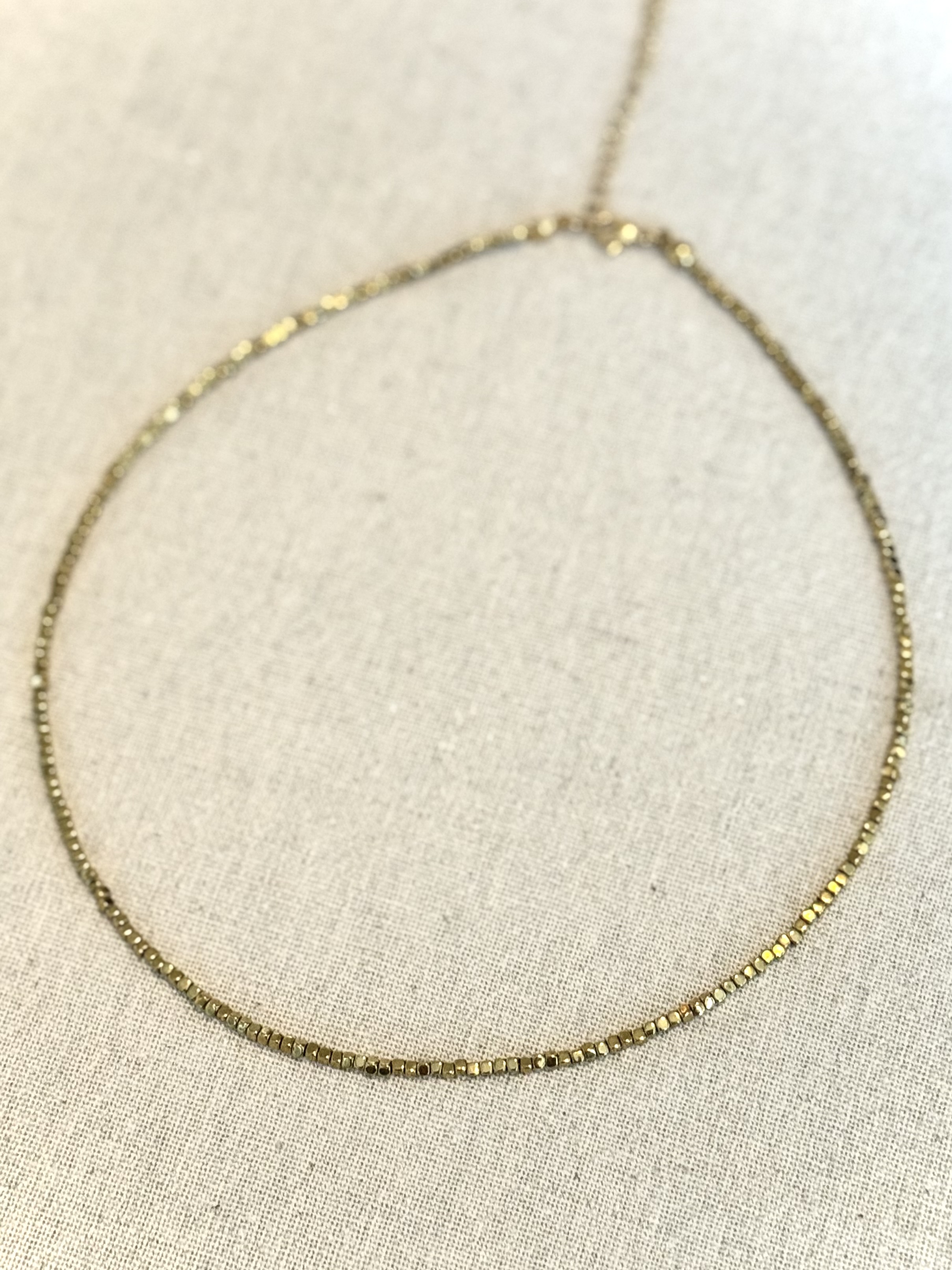 Ketting golden hematite