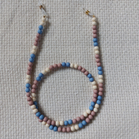 Zonebrilkoord blauw/bruin