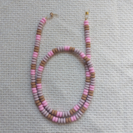 Zonnebrilkoord mix Pink