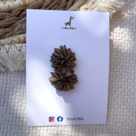 Antislip - flower brown