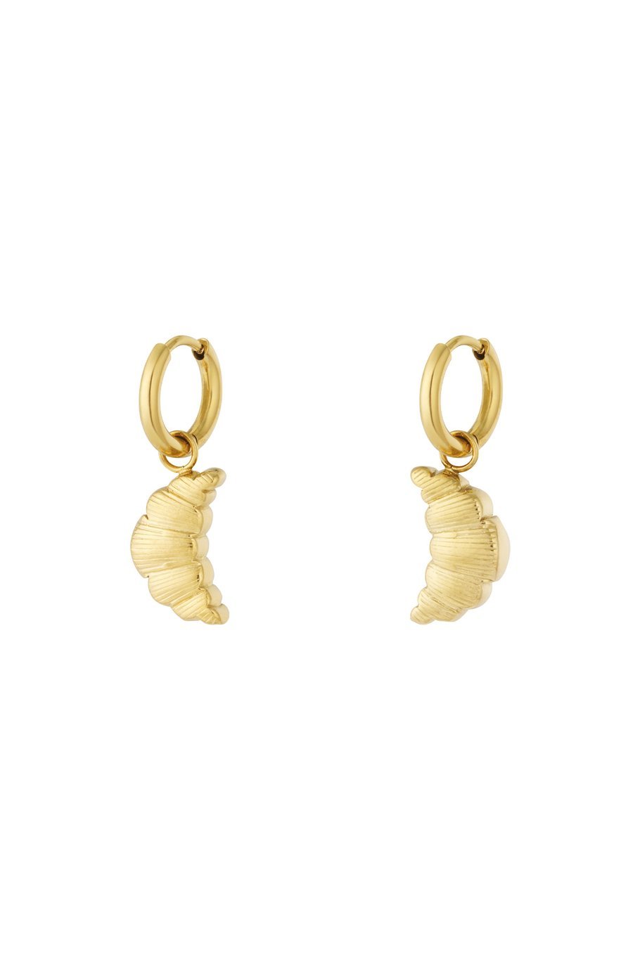 Croissantjes Oorbellen Goud