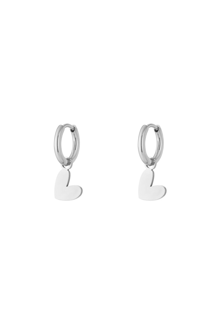 Hartjes Oorbellen Zilver