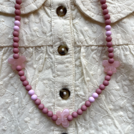 Vlinder Ketting Roze