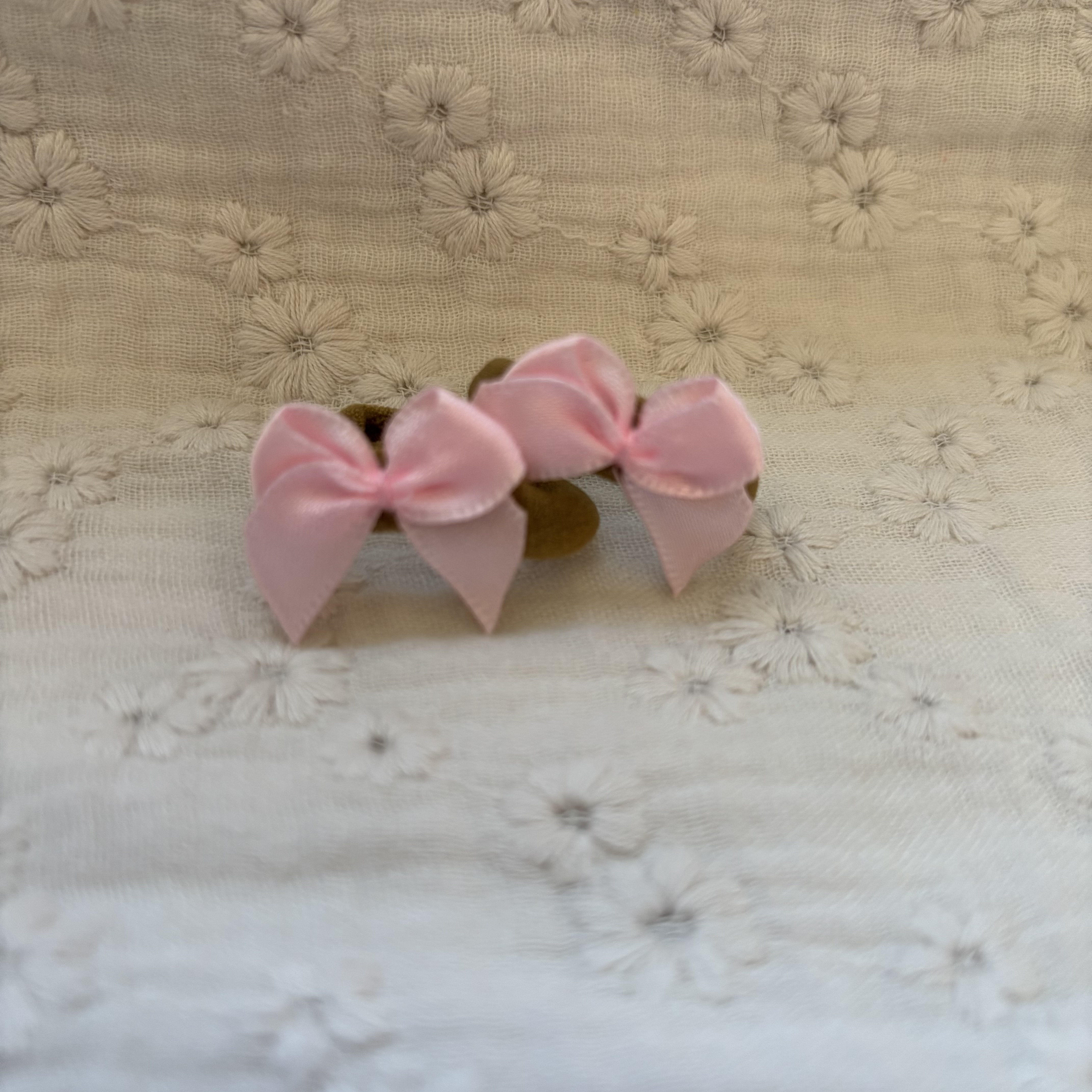 Haarelastiekjes Strik Roze