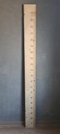 Groeimeter 200cm Steigerhout