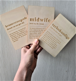 Bedankje Midwife