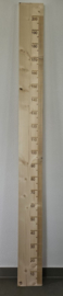 Groeimeter 200cm Steigerhout - Scheuren  in het hout