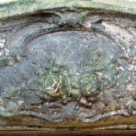 Grote gietijzeren Jardinière