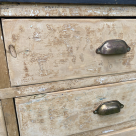 Antique French bank of drawers