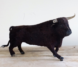 Antique paper mache bull
