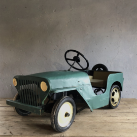 Vintage pedal car Jeep