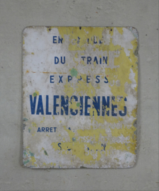 Train sign Valenciennes